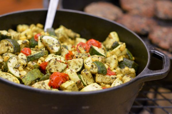 Roasted Veggies with Pesto